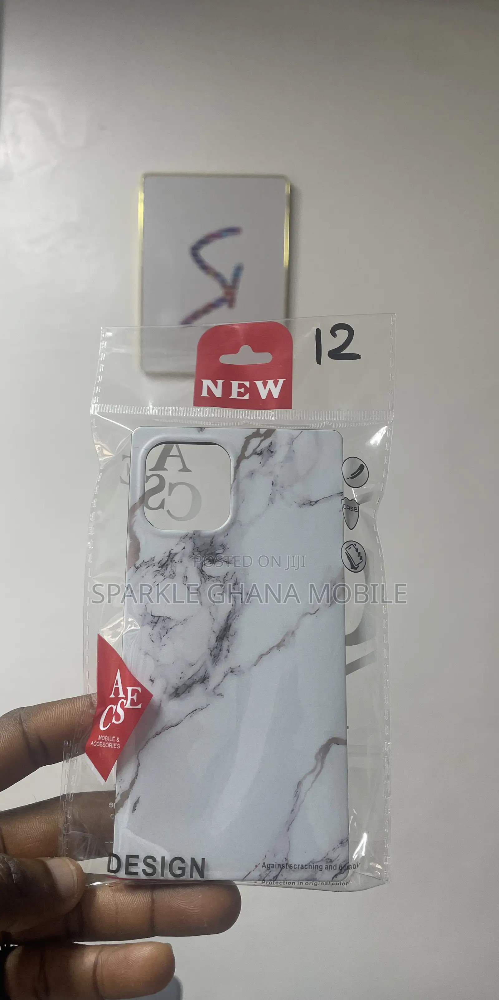 iPhone 12 Square Marble Case