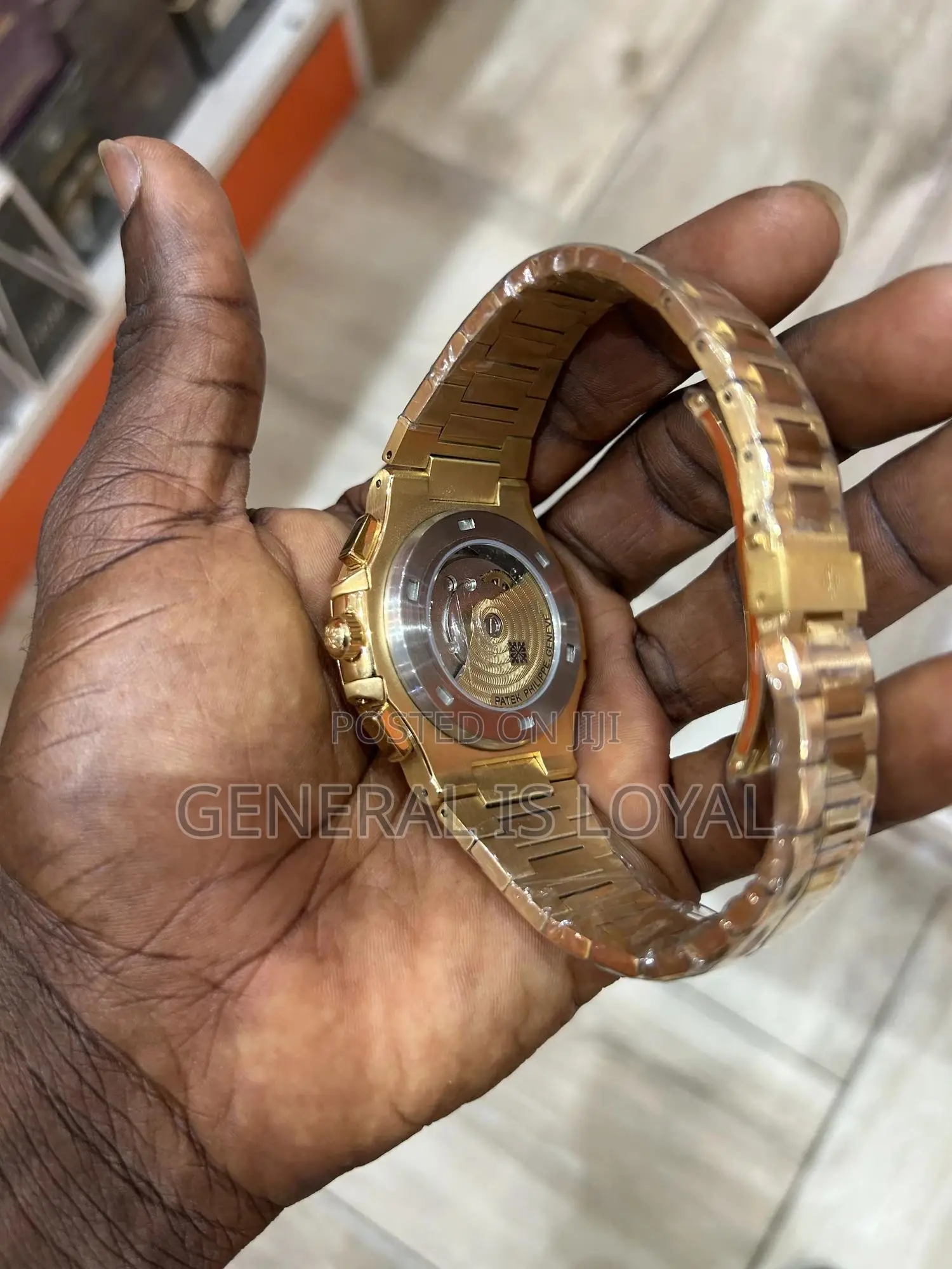 Patek Philippe Nautilus Gold Blue Dial