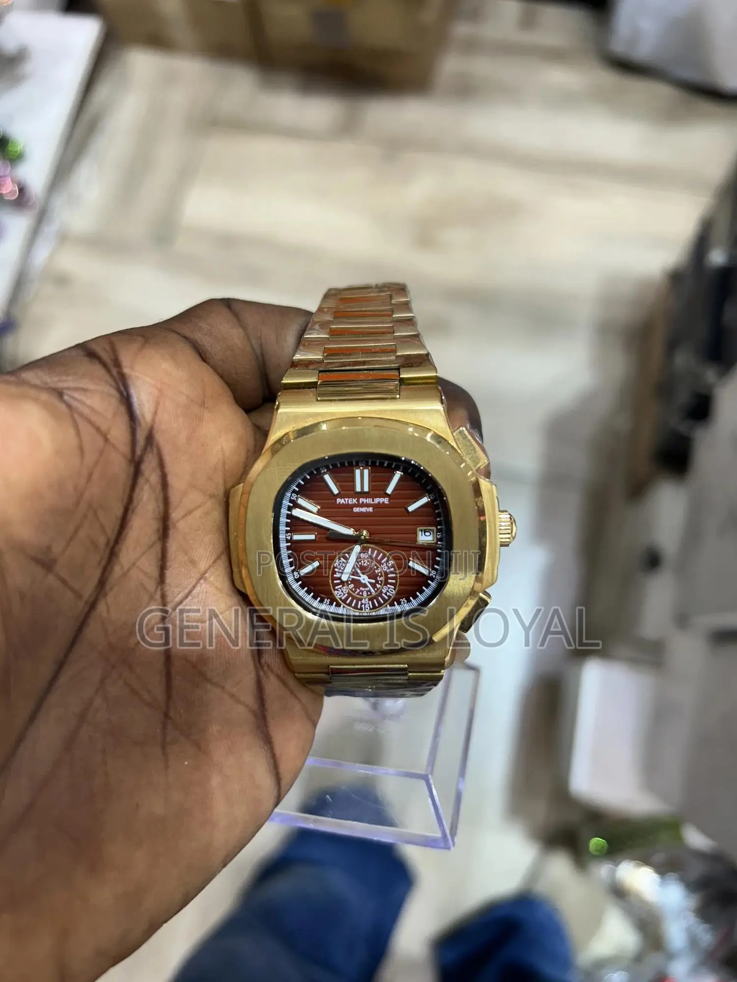 Patek Philippe Nautilus Gold Blue Dial