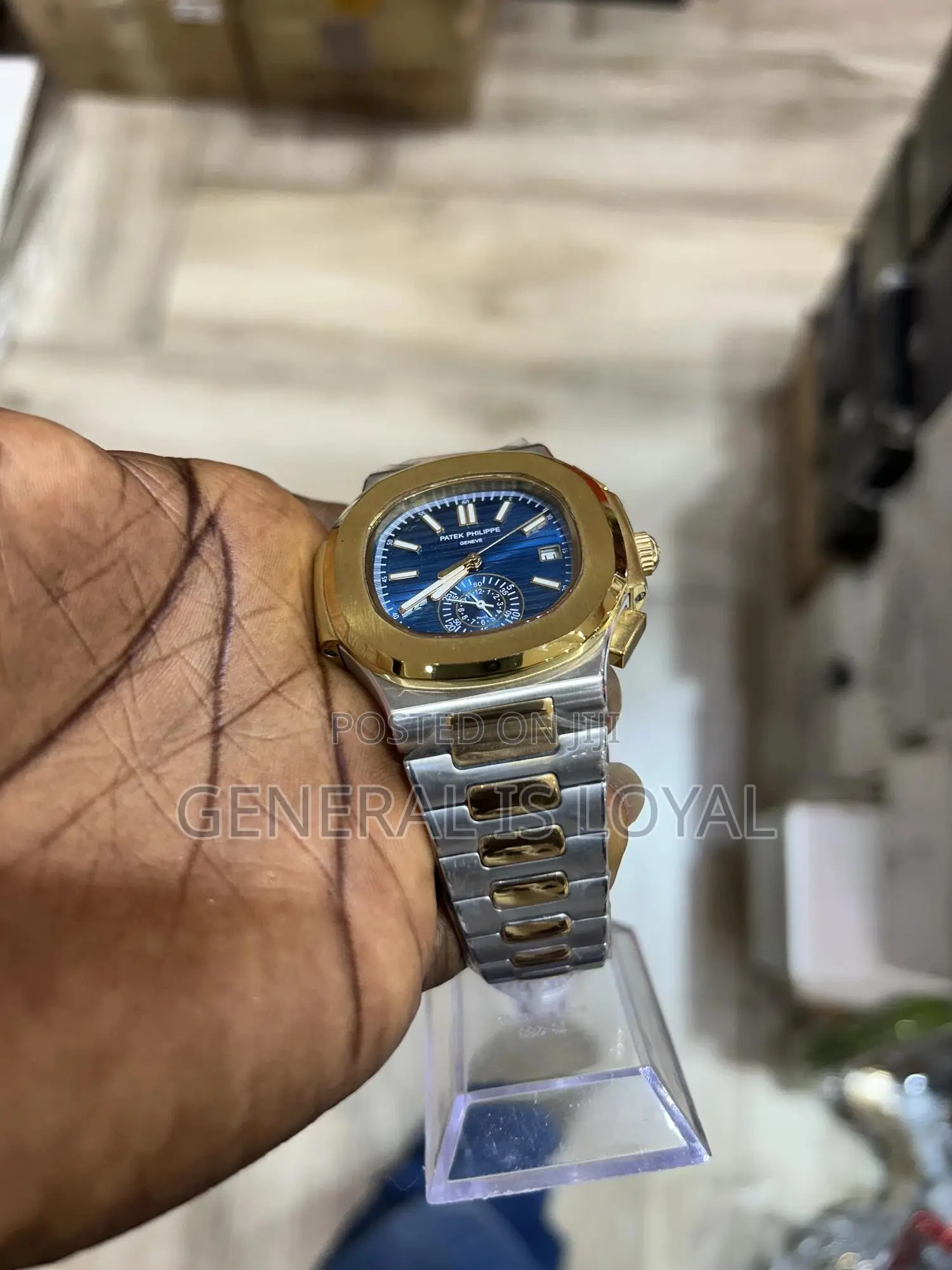 Patek Philippe Nautilus Gold Blue Dial