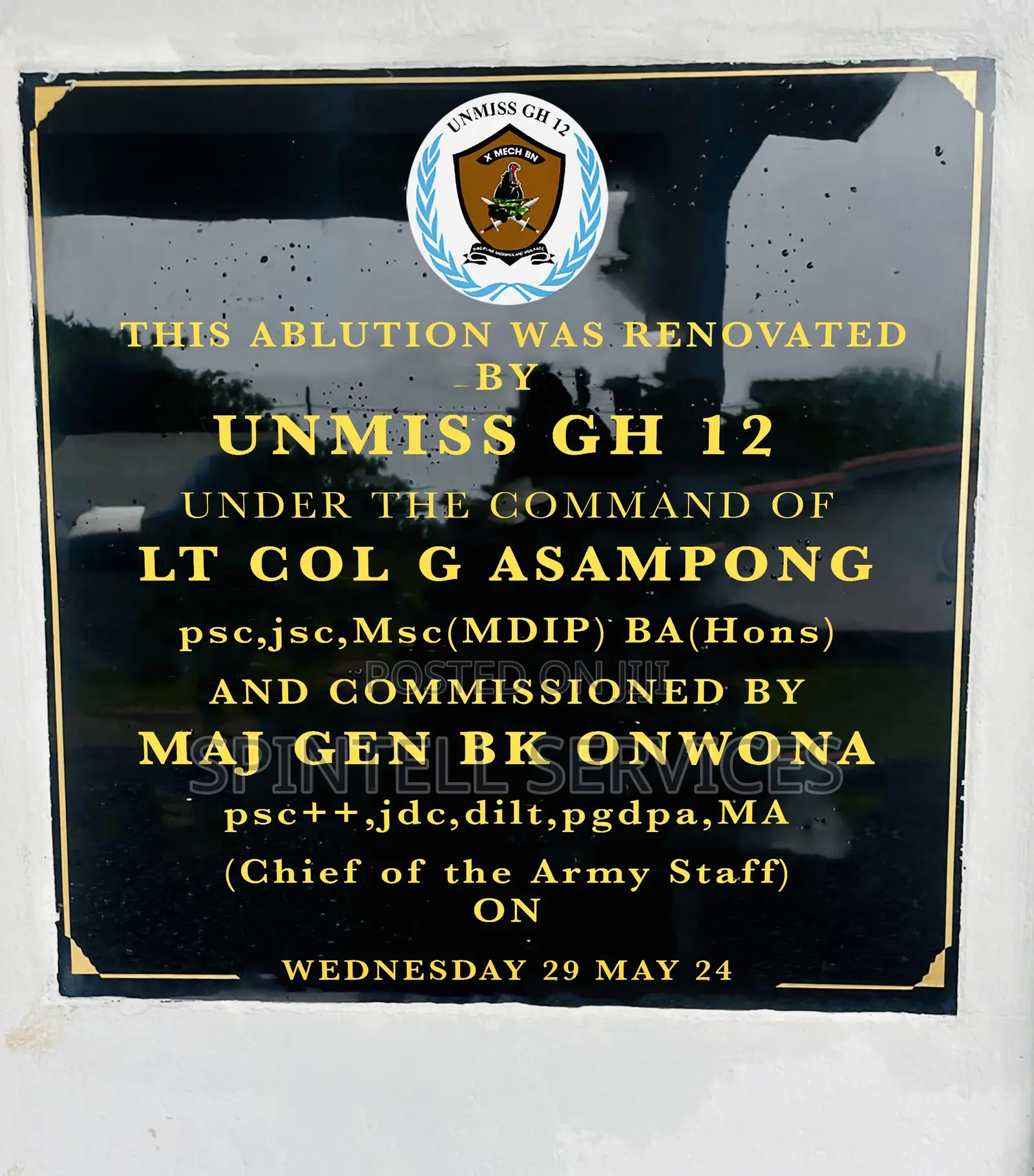 Memorial , Ceremony Building Grave Plaque