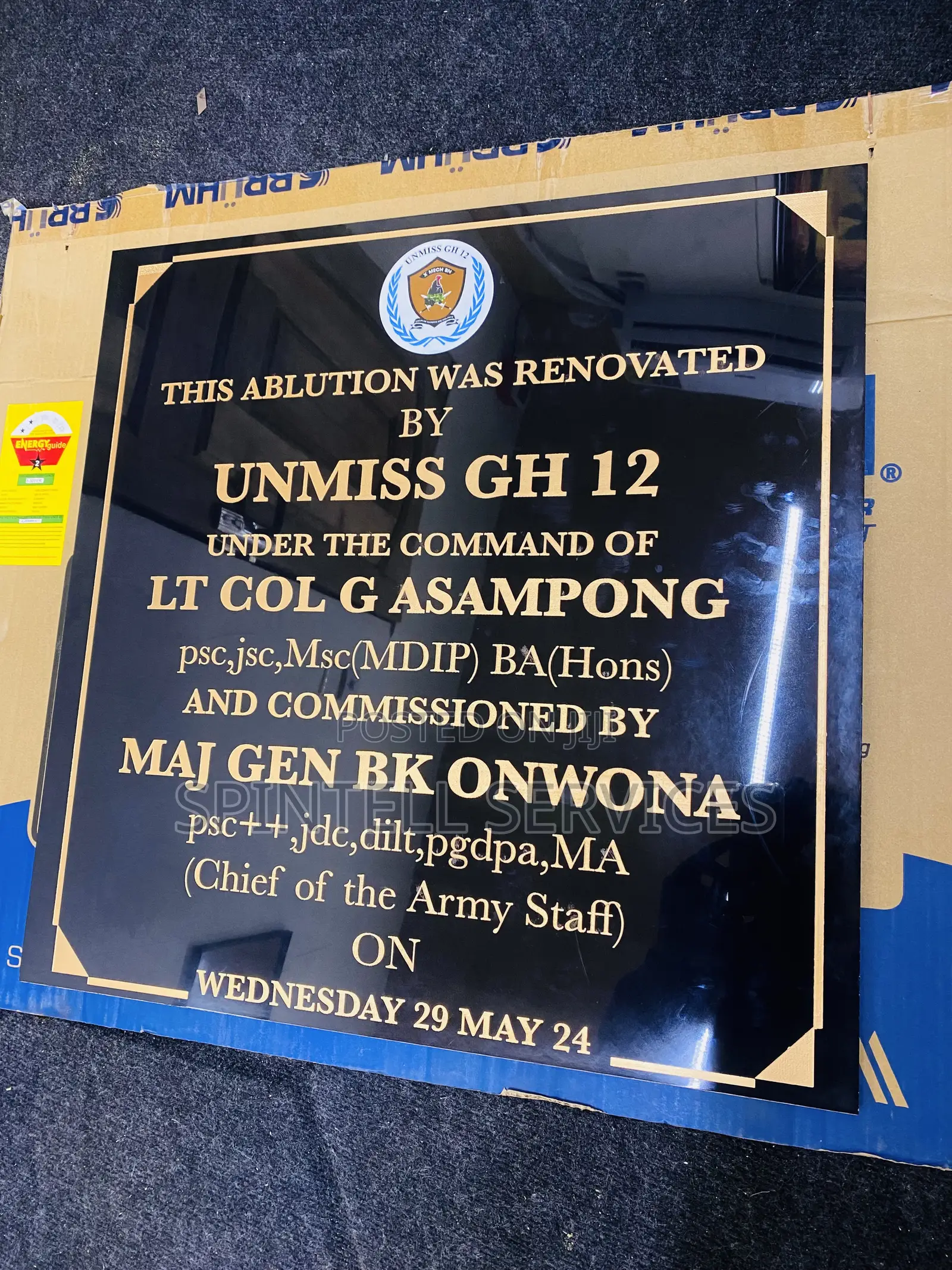 Memorial , Ceremony Building Grave Plaque