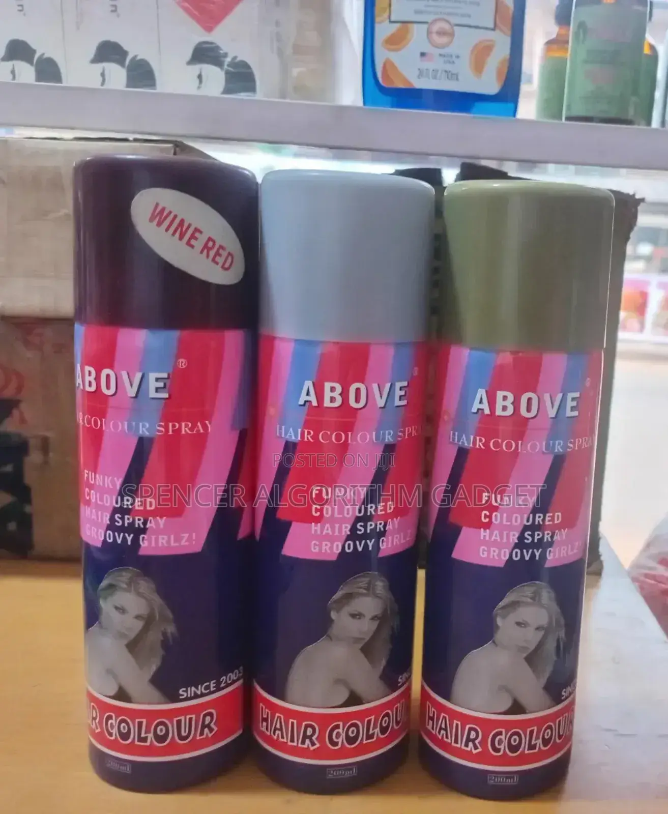 Above Hair Dye Spray(Only These Colors Available)