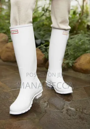 White Wellington Boots