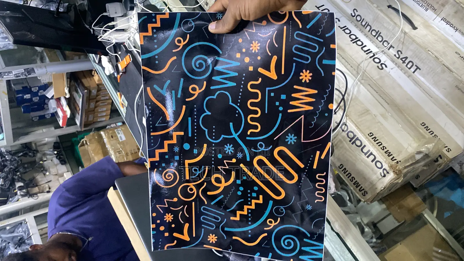 Laptop Sticker Customization With Fixing