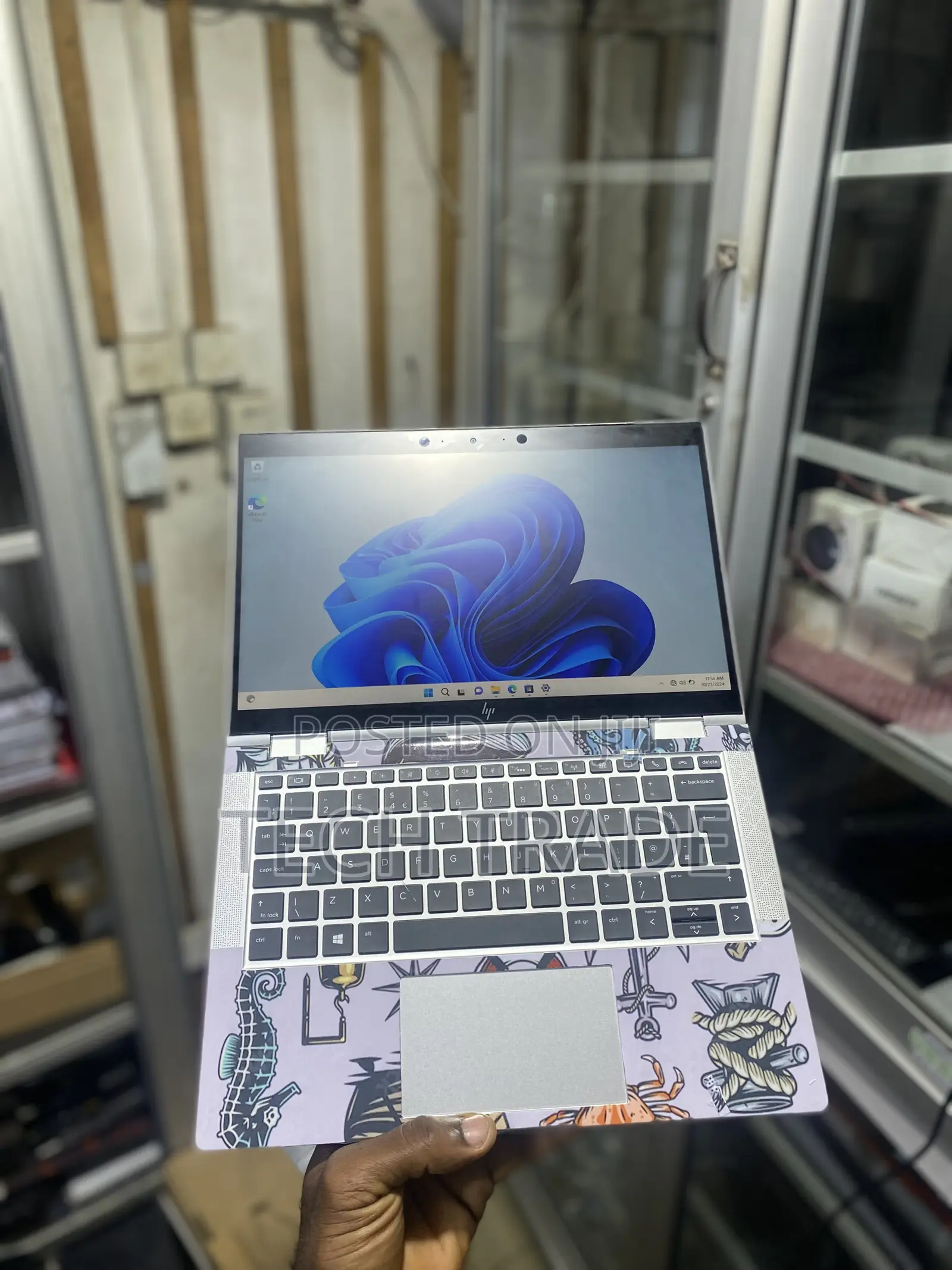 Laptop Sticker Customization With Fixing