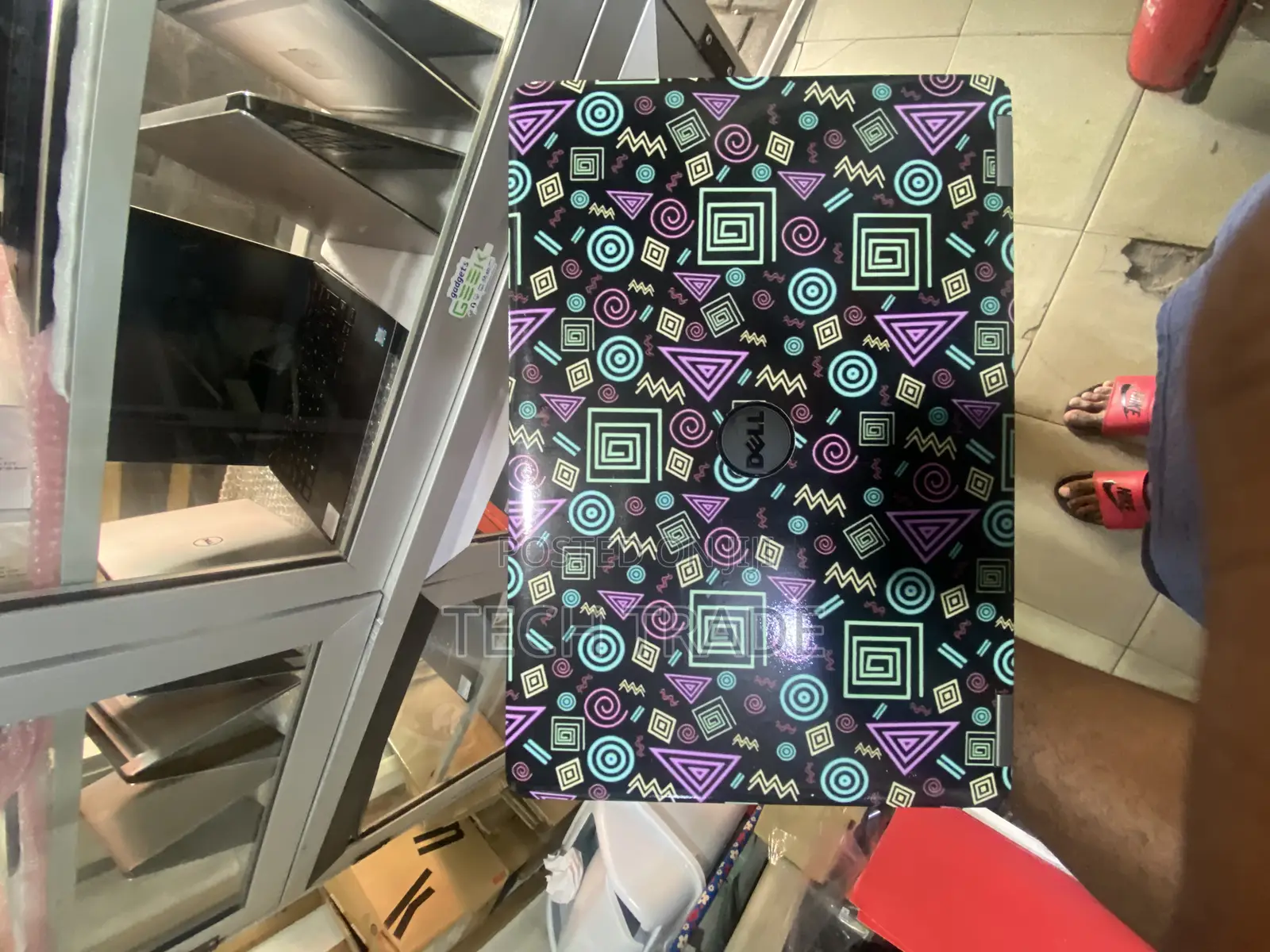 Laptop Sticker Customization With Fixing