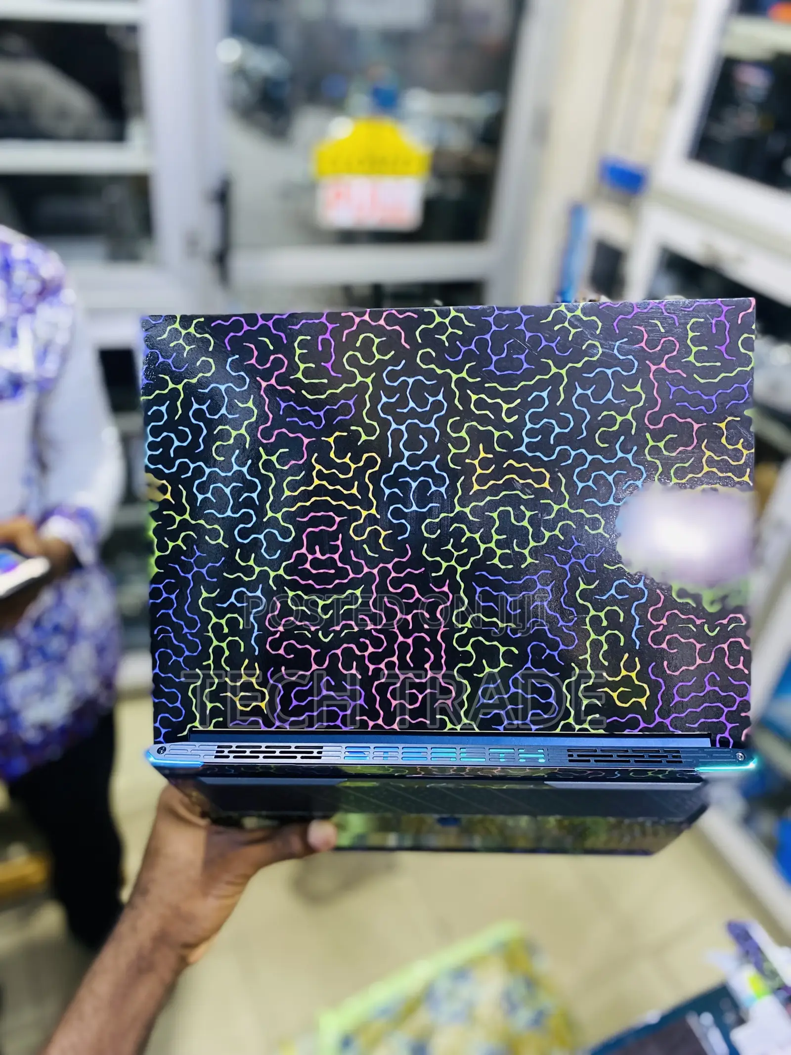 Laptop Sticker Customization With Fixing
