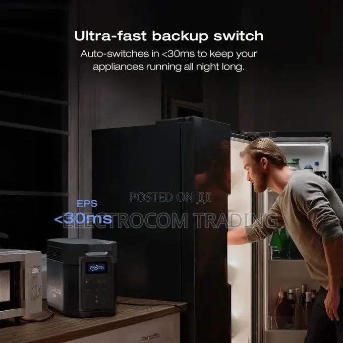 Ecoflow Delta 2 Max, 2048wh, 2400w, 220v Power Station