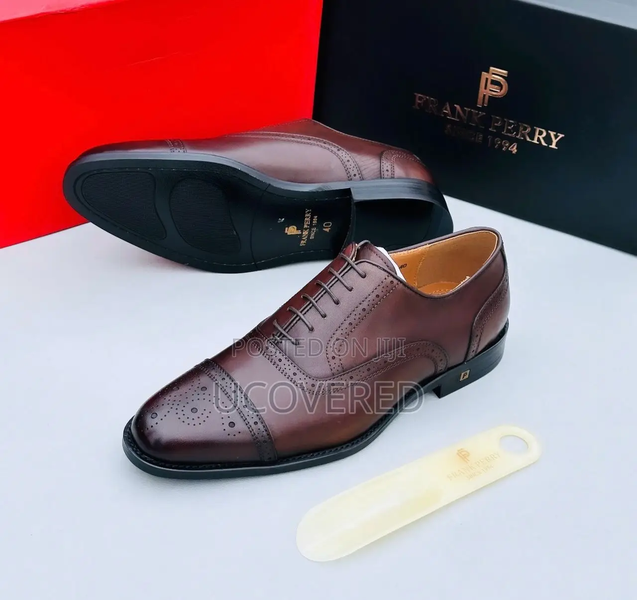 New Frank Perry Leather Laced Shoes