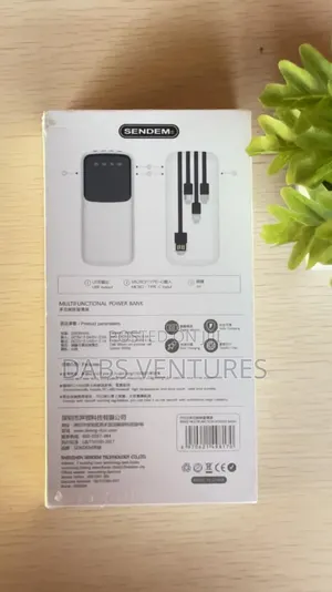 Power Bank With Inbuilt Cables 30000 Mah