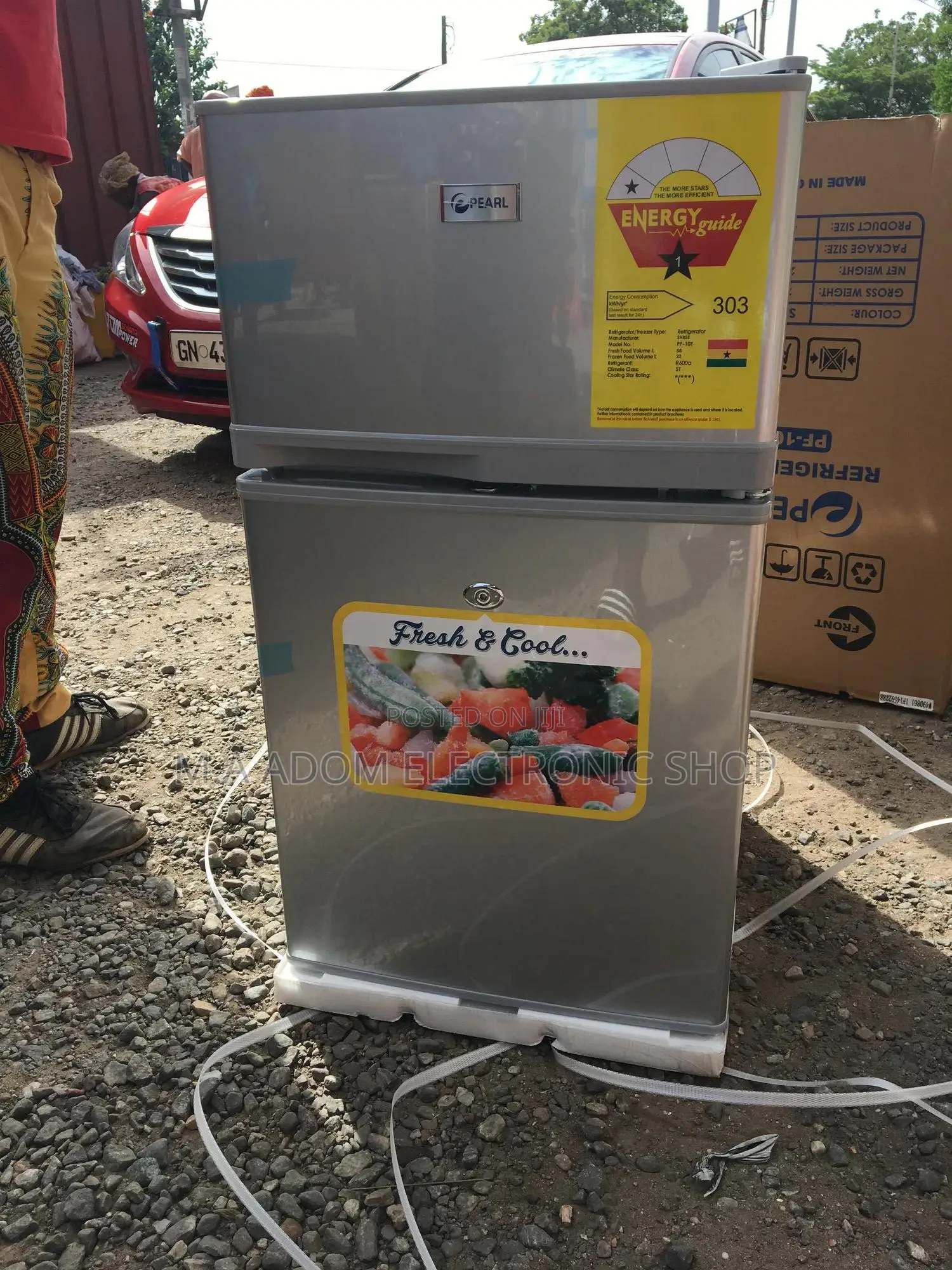 Pearl Table Top Fridge Double Door