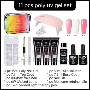11pcs Polygel Uv Kit