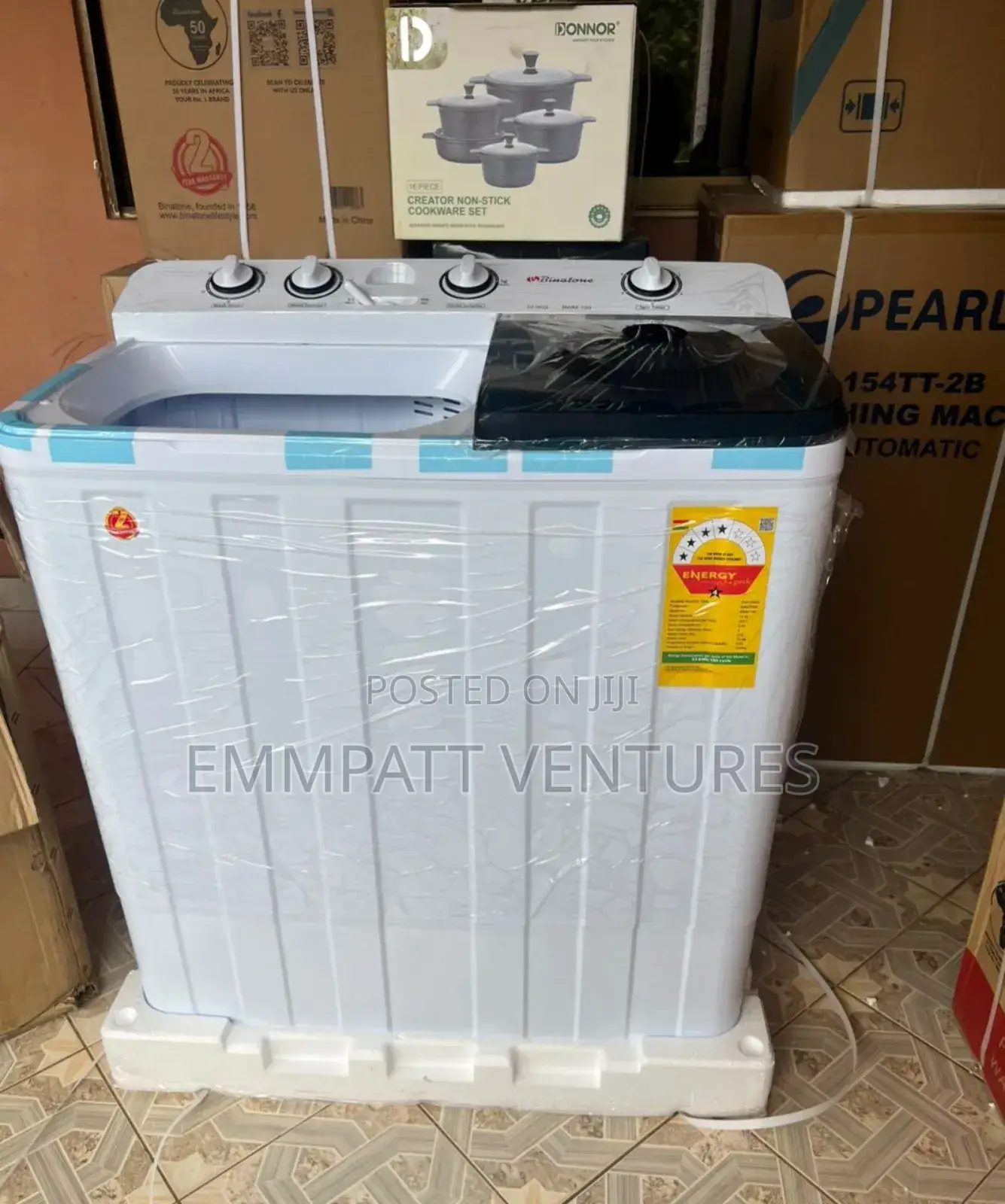 Binatone 12kg Twintub Washing Machine