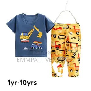 Kids Sleep Wear Top and Down Set