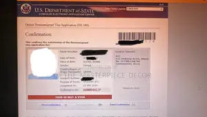 Photo - Filling the Visa Application Form or Ds 160 Form for F1 Visa