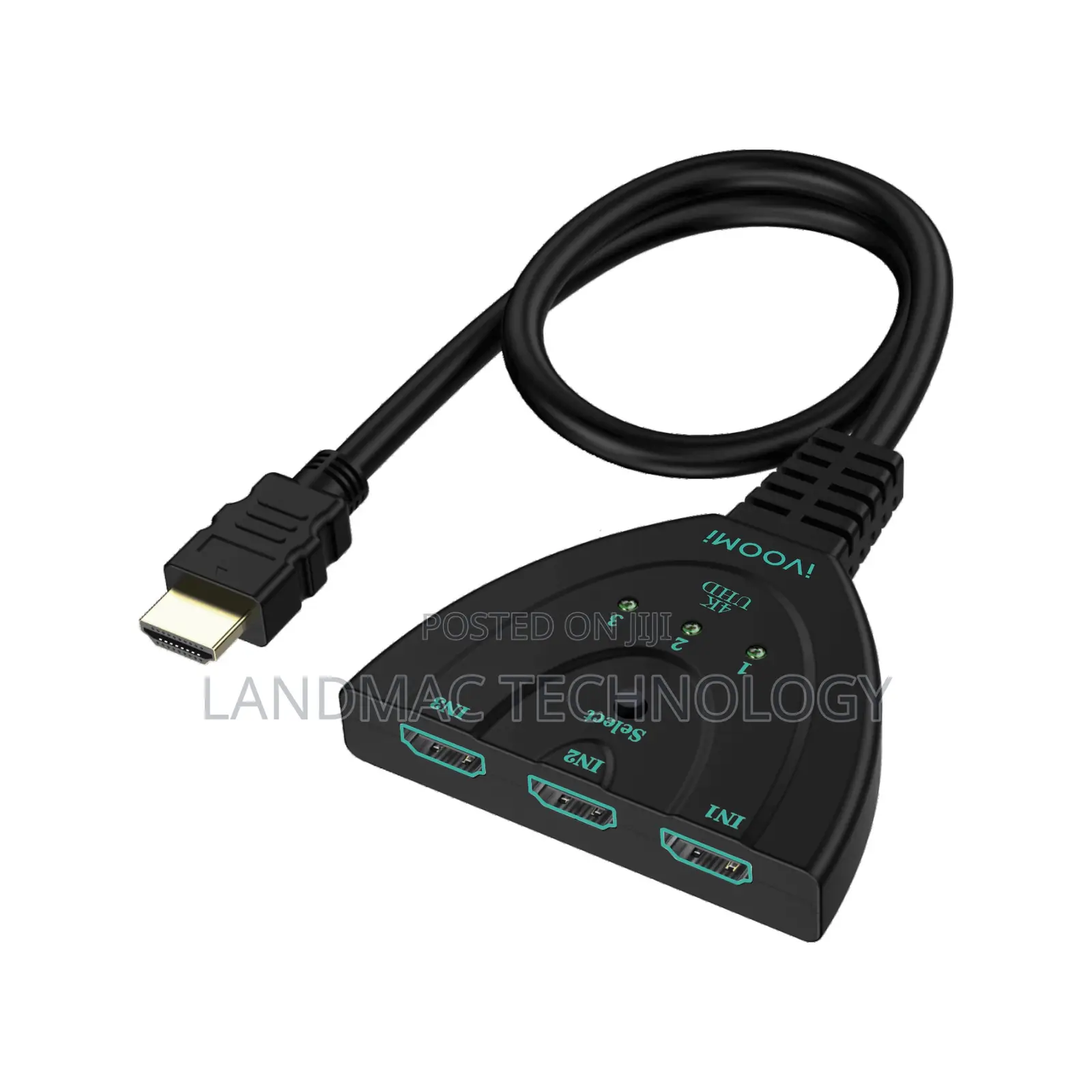 Hdmi Switch Plated 3-Port Hdmi Switcher Splitter