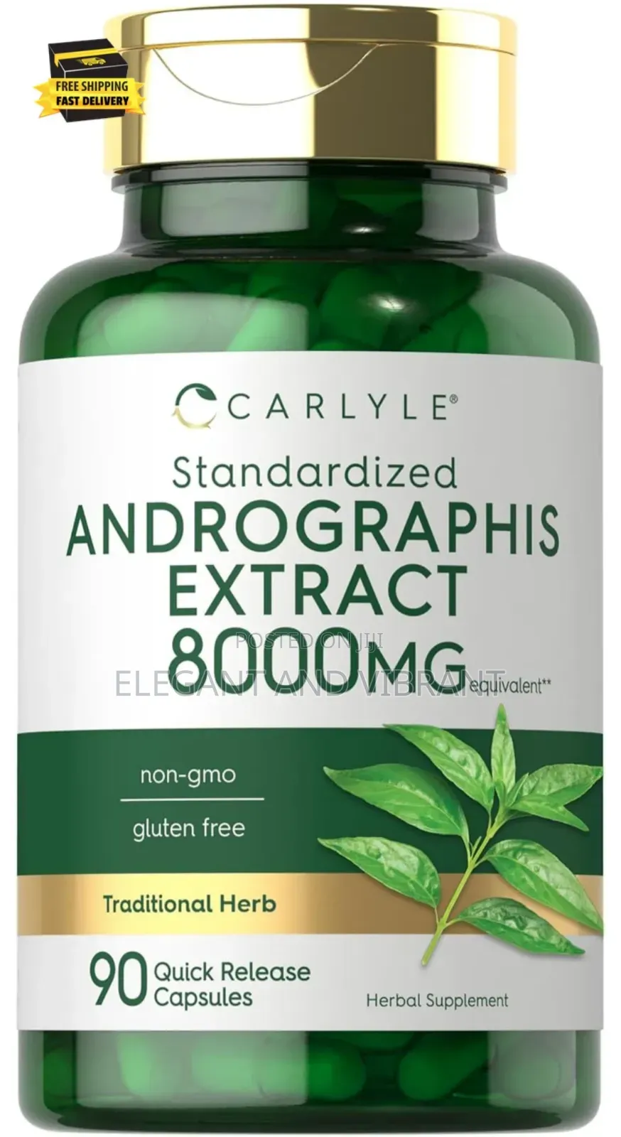 Andrographis Paniculata 8000mg | 90 Capsules