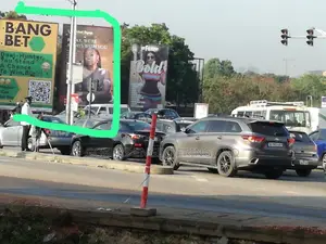 Spintex Flower Pot Billboard for Rent