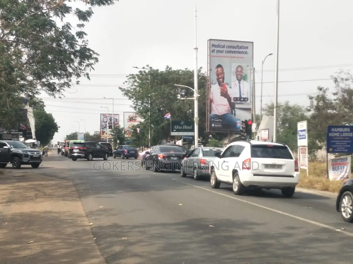 Tema General Hospital Road Billboard Available for Rent