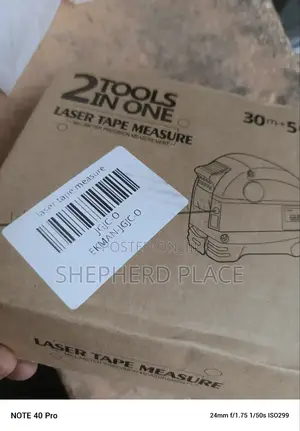 2-in-1 Laser Range Tape Measure