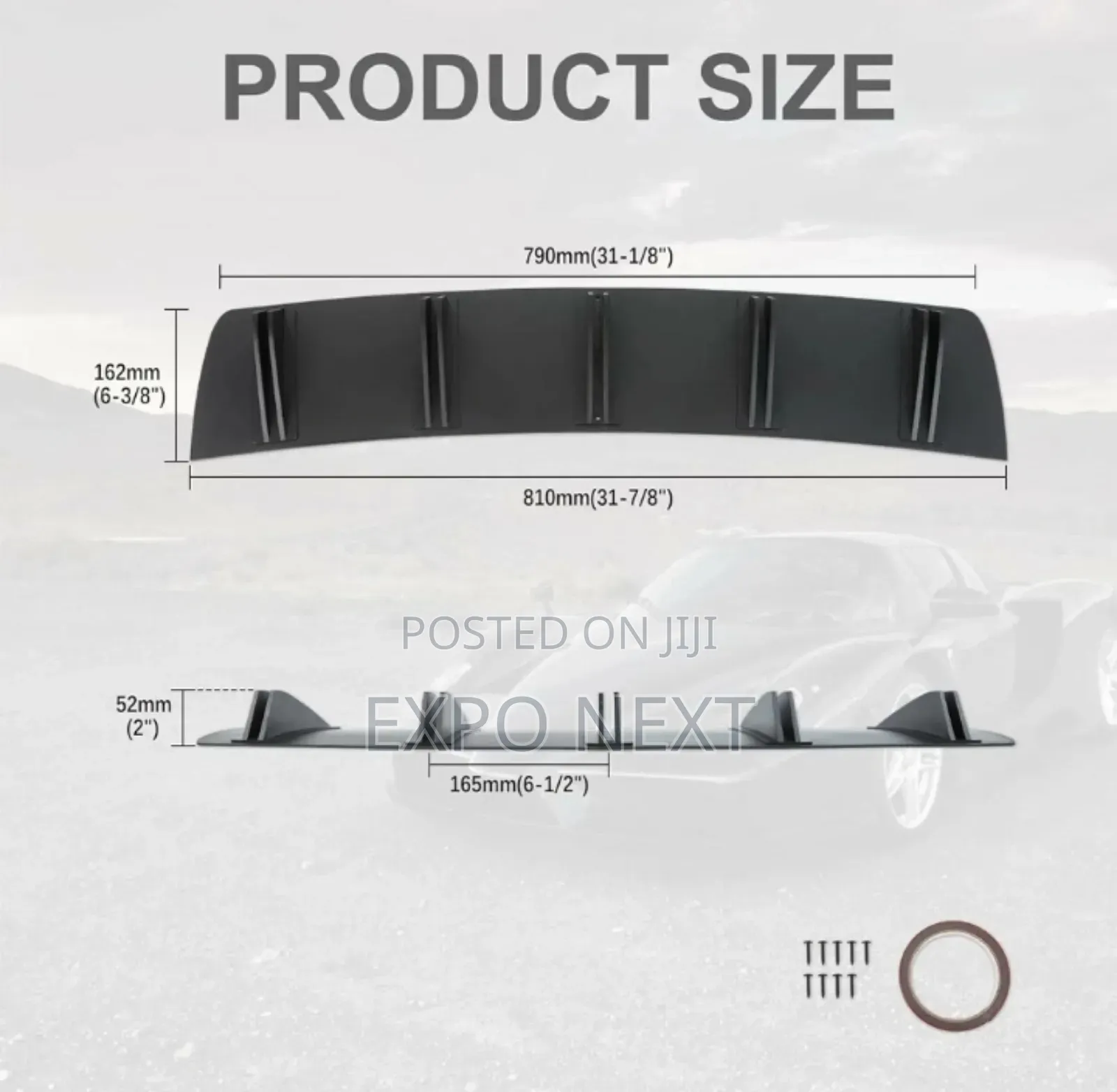 Bumper Diffuser Lip Spoiler Refit For Car Brands Up To Date