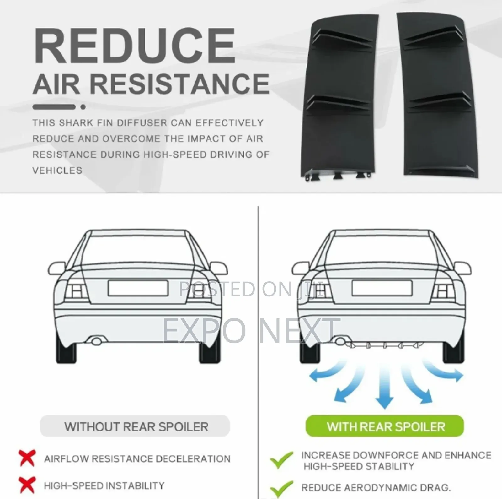 Bumper Diffuser Lip Spoiler Refit For Car Brands Up To Date