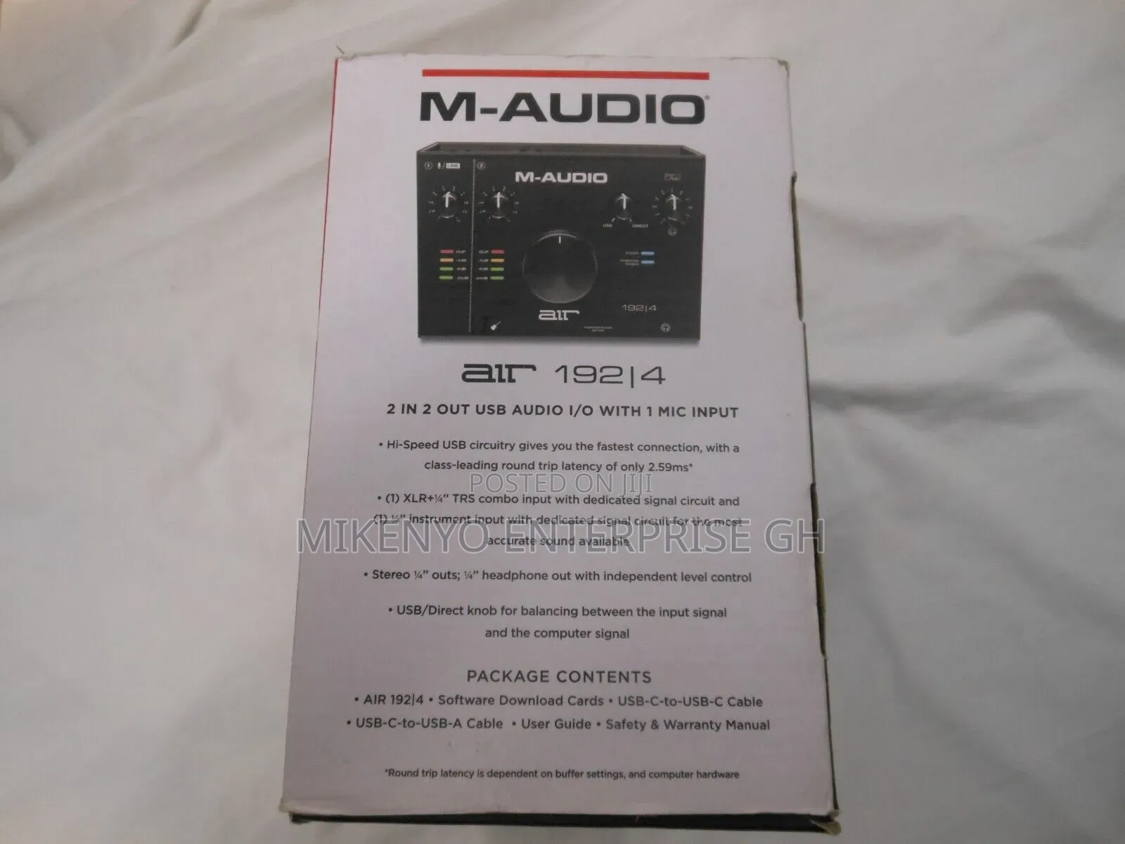 M-Audio Air 192x4 Usb C Audio Interface