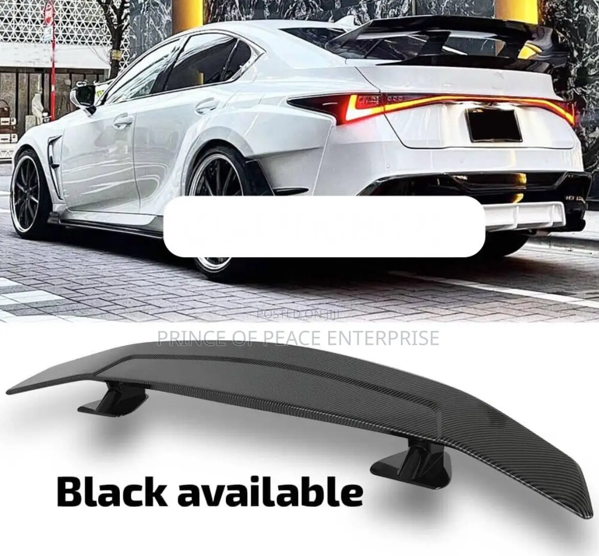 Universal Black Boot Spoiler ( Universal )