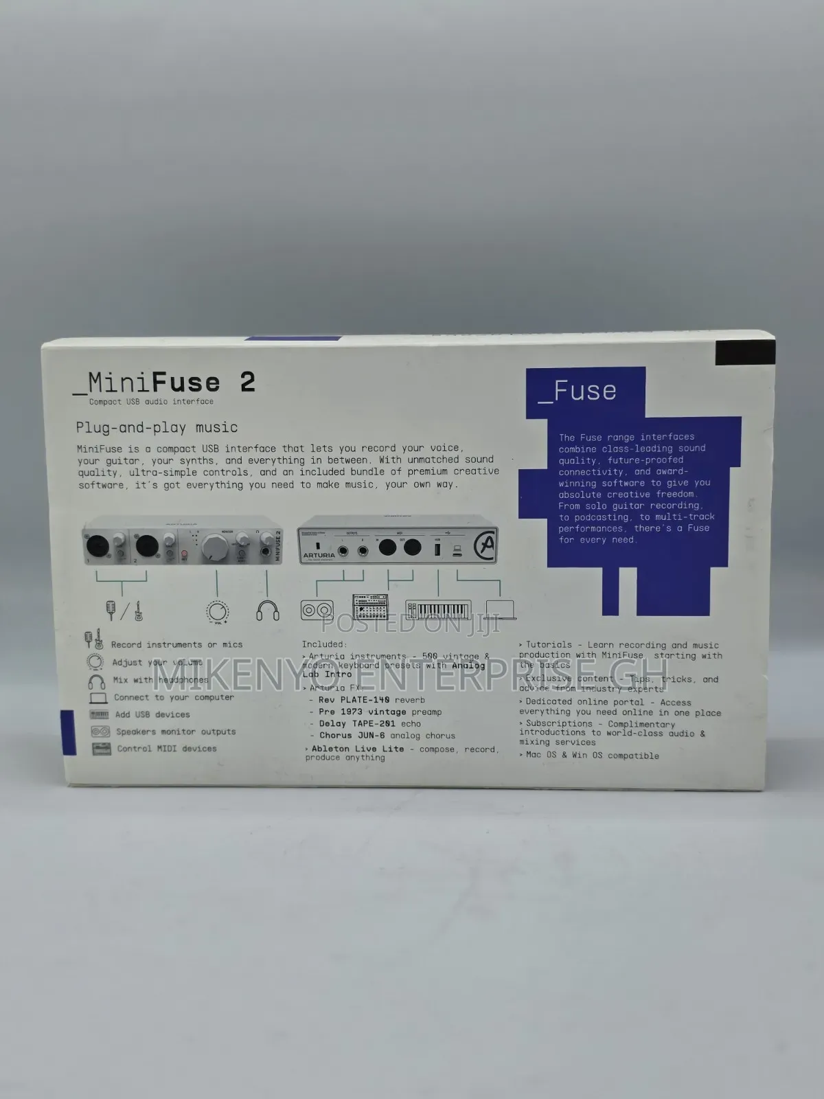 Arturia - Minifuse 2 - Usb Audio Midi Interface - White