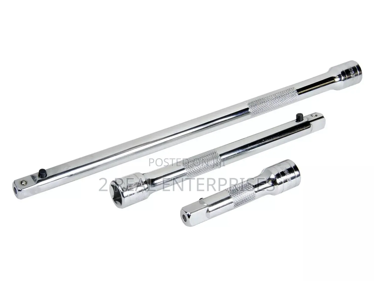 Halfords 3-Piece 3/8" Drive Locking Extension Bar Set