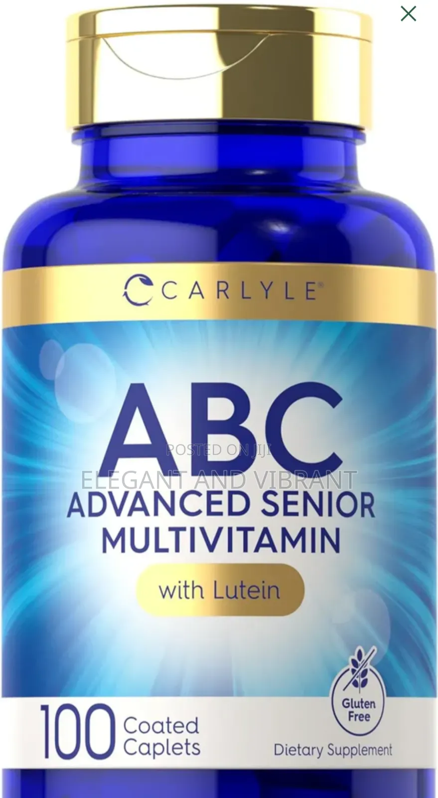 Multivitamin for Older Men | 100 Caplet 4 the Old Age Adult