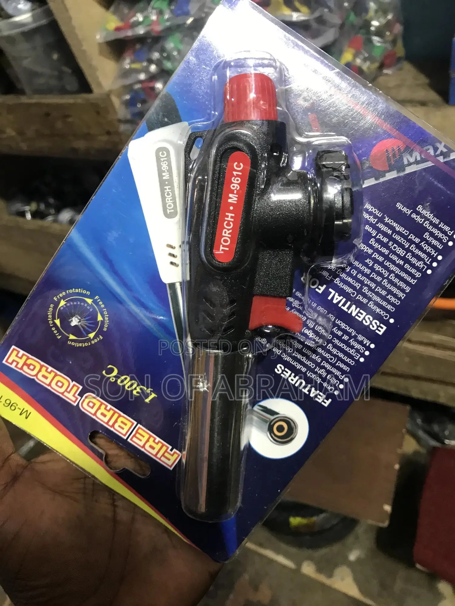 Gun Flame With Portable Gas
