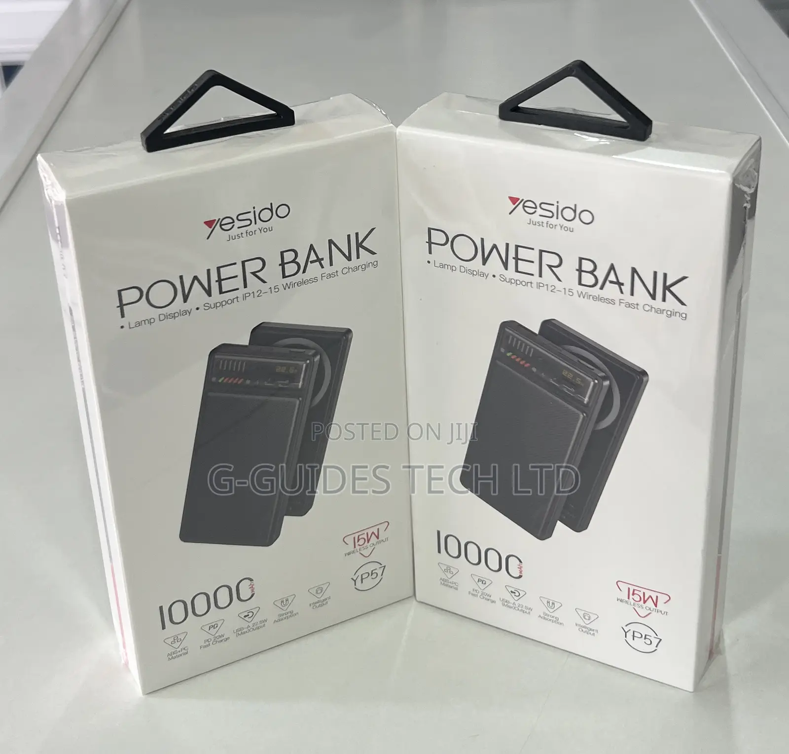 Yesido 10,000mah Wireless Fast Charging Power Bank Yp57