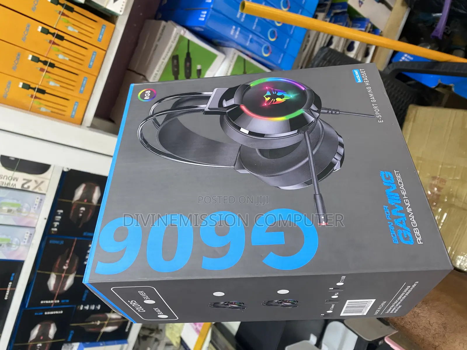 G606 RGB Gaming Headset/Headphones Backlight
