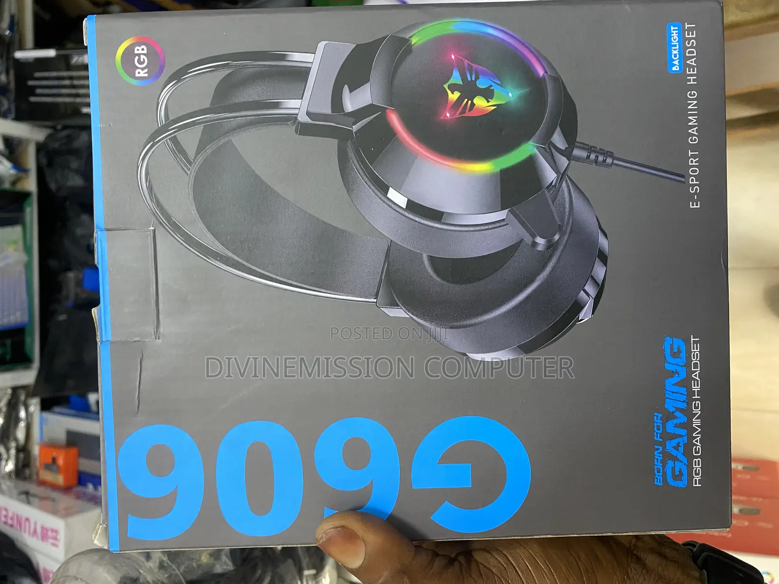 G606 RGB Gaming Headset/Headphones Backlight