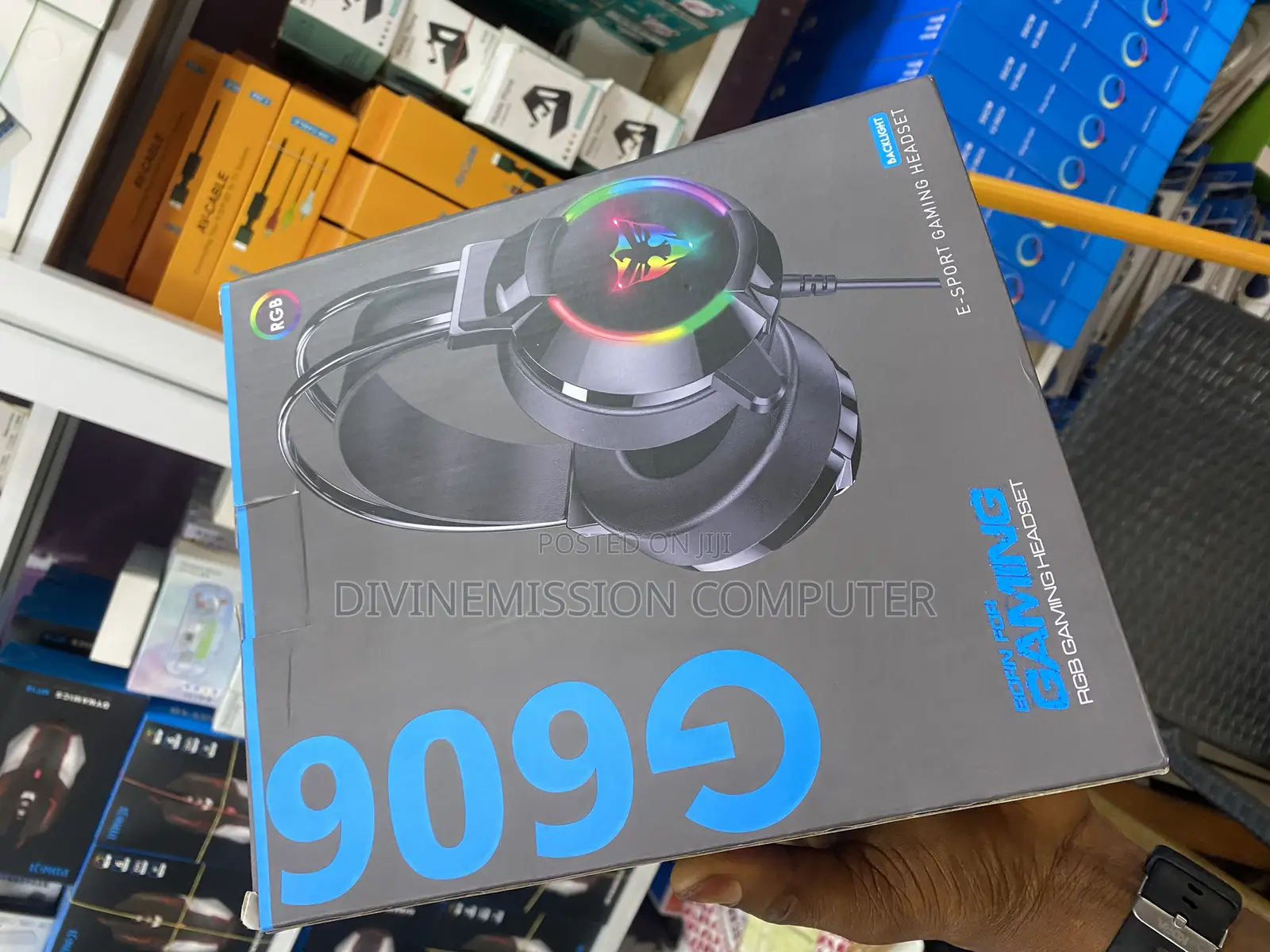 G606 RGB Gaming Headset/Headphones Backlight