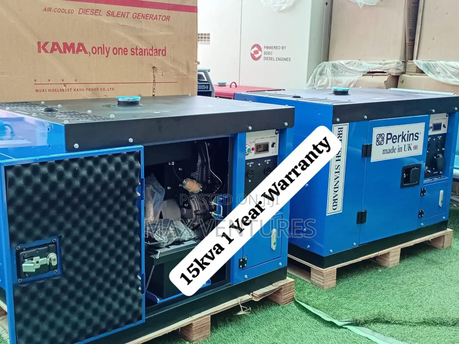 15kva Quiet Operating Diesel Powered Generator