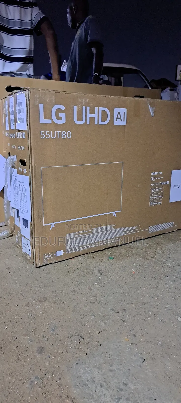 Lg 55" Ut80 2024 Uhd Smart HDR Netflix Apple Airplay T2s2