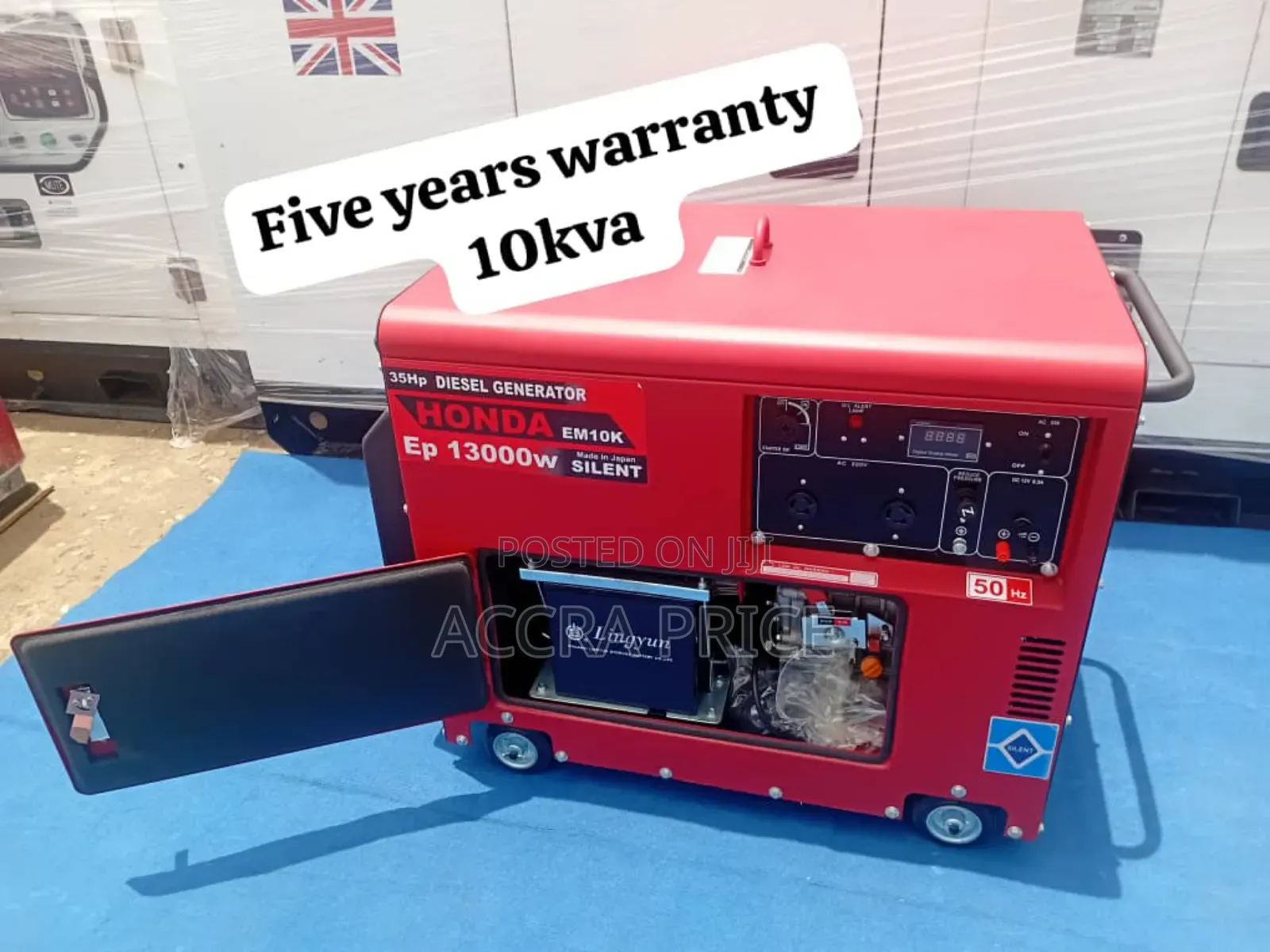 Portable 10kva Diesel Silent Generator Honda Japan
