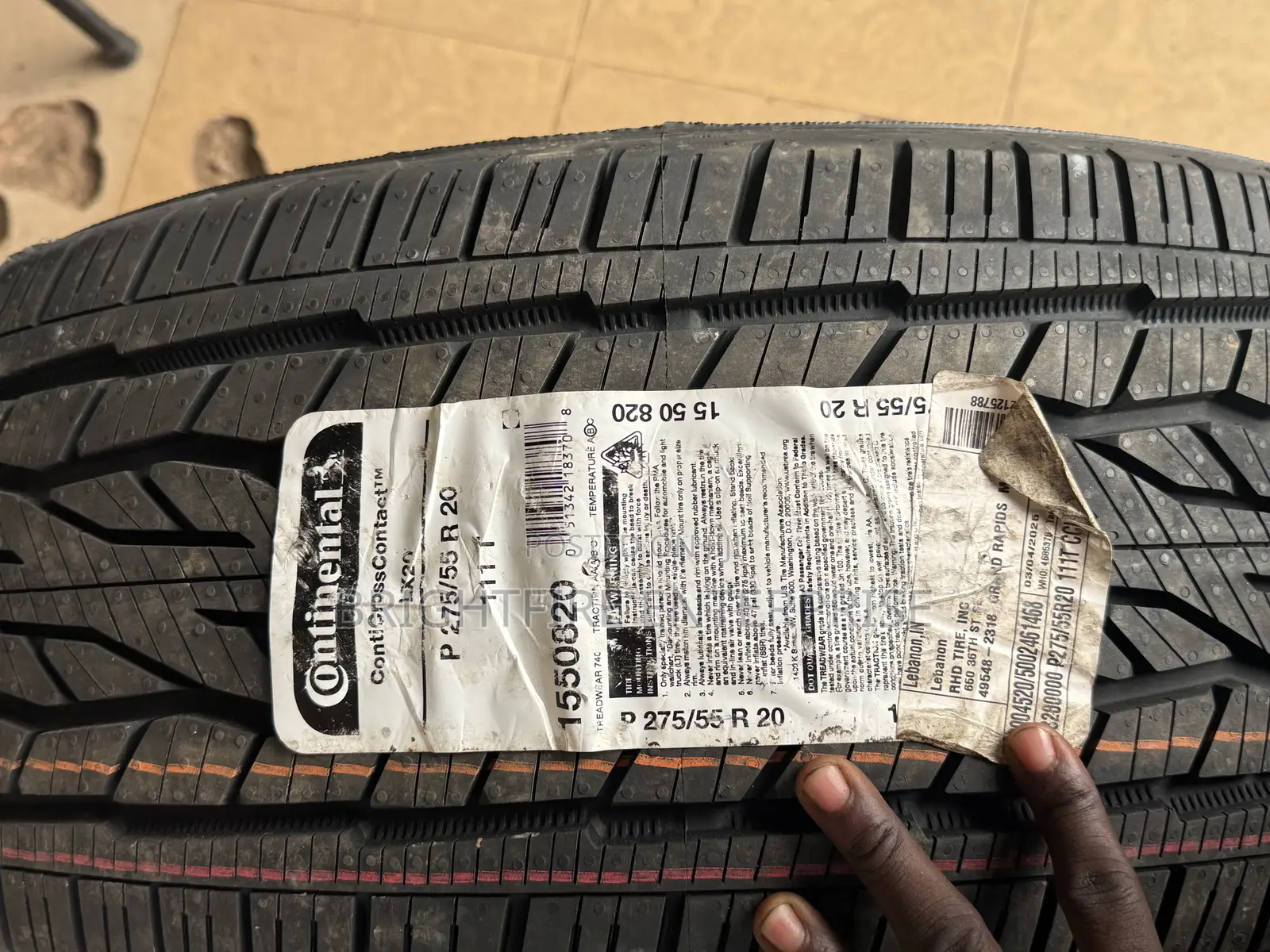 285/50r20 Bridgestone Continental Michelin