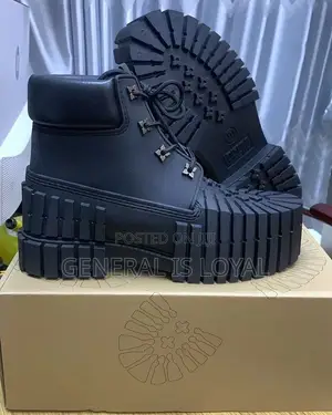 MSCHF Timberland Black