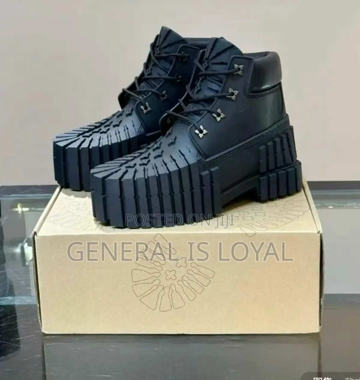 MSCHF Timberland Black