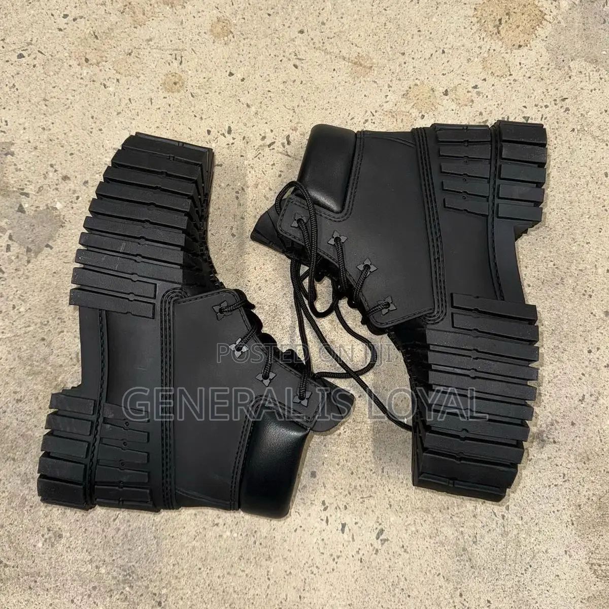 MSCHF Timberland Black