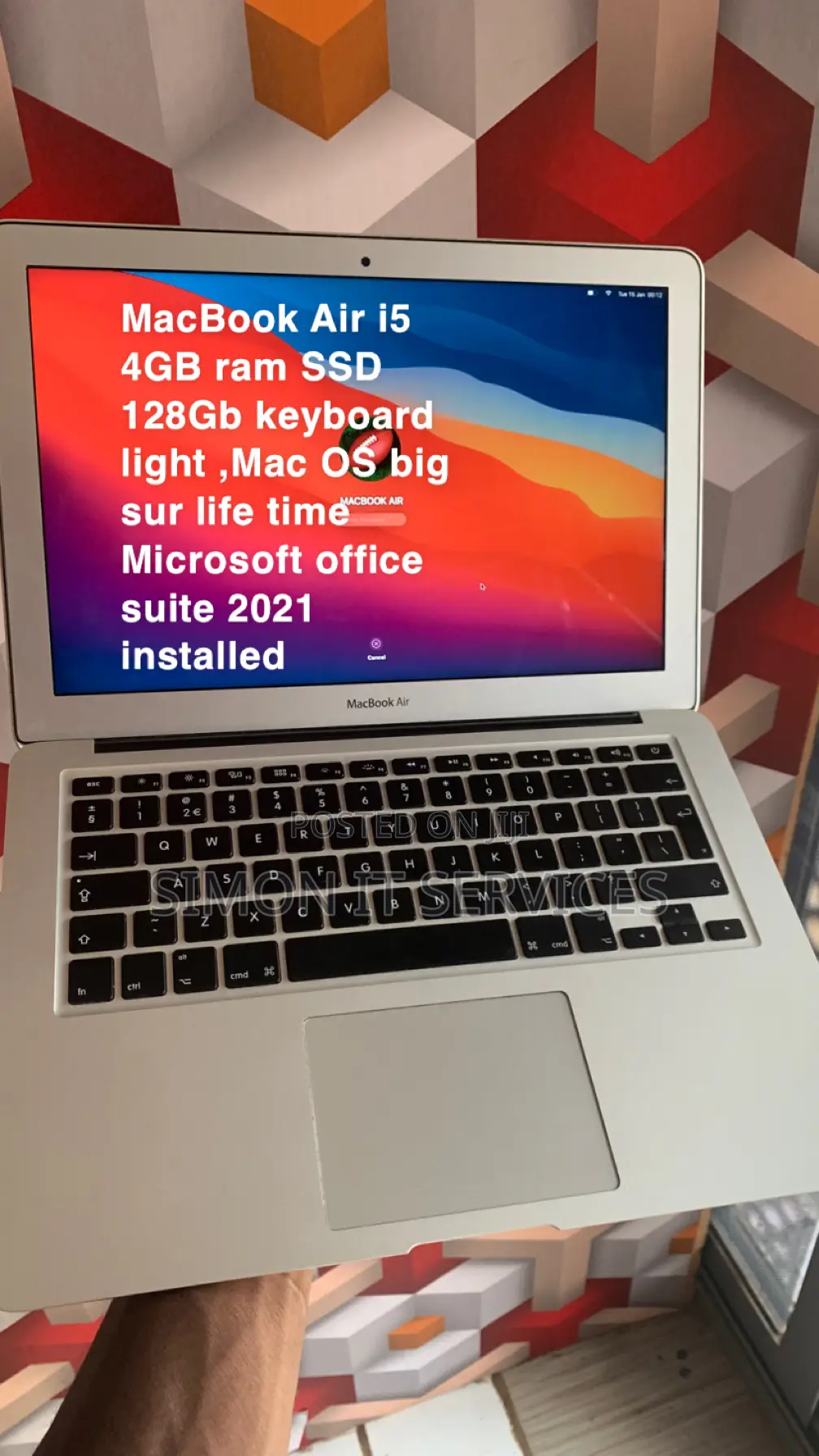Laptop Apple MacBook Air 2015 8GB Intel Core i5 SSD 128GB