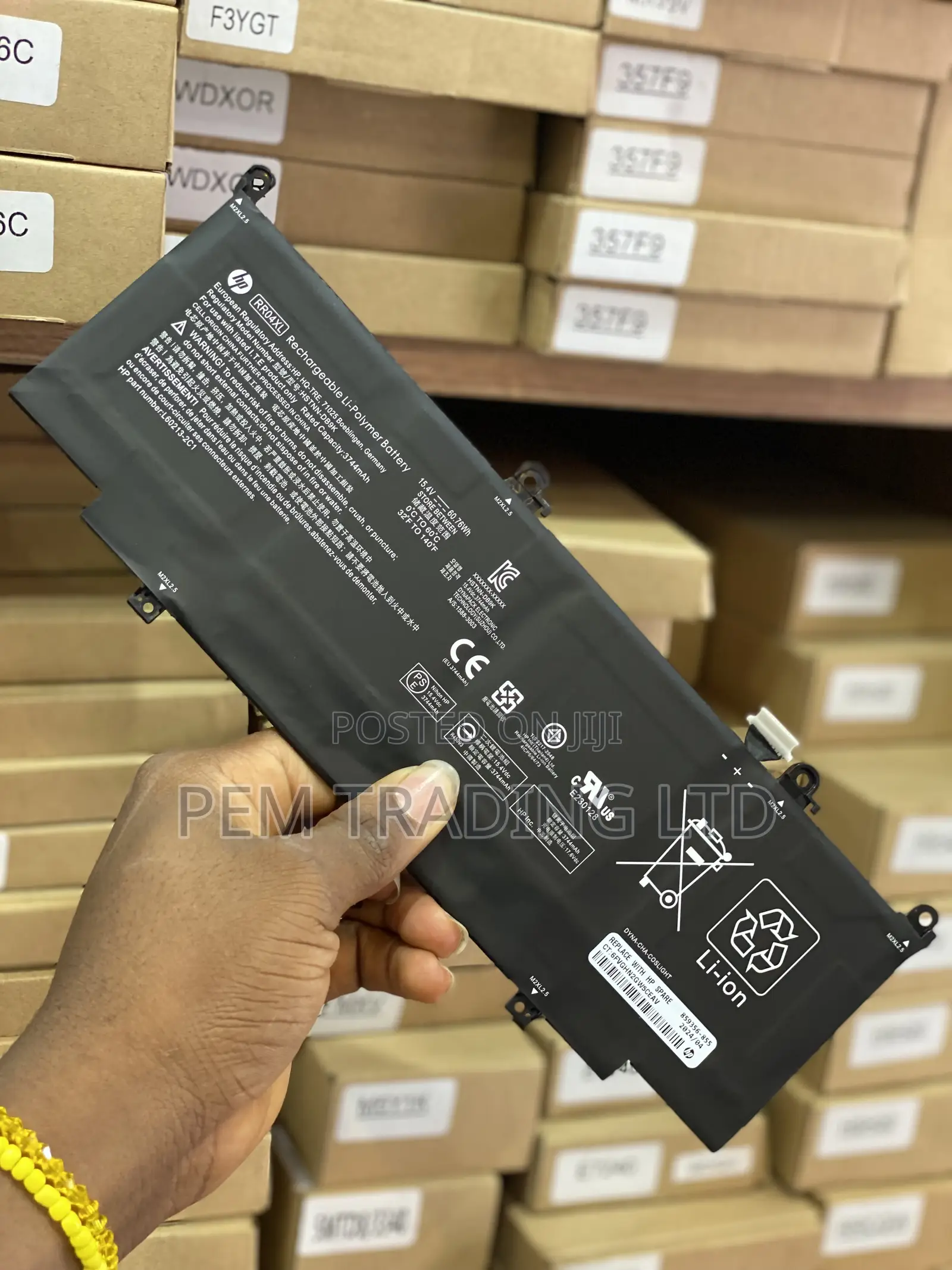 Rr04xl Laptop Battery Compatible With Hp Spectre X360 13-Aw