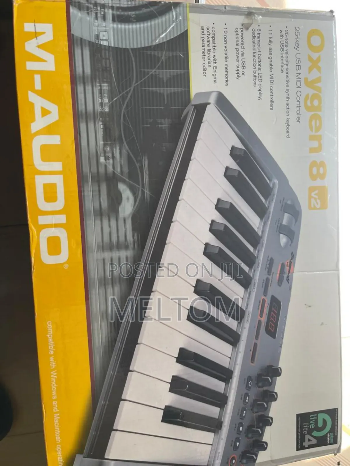 M-audio Oxygen 8v2 25key Usb Midi Keyboard