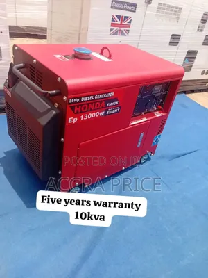 High Capacity 10kva Honda Japan Standard Diesel Generator