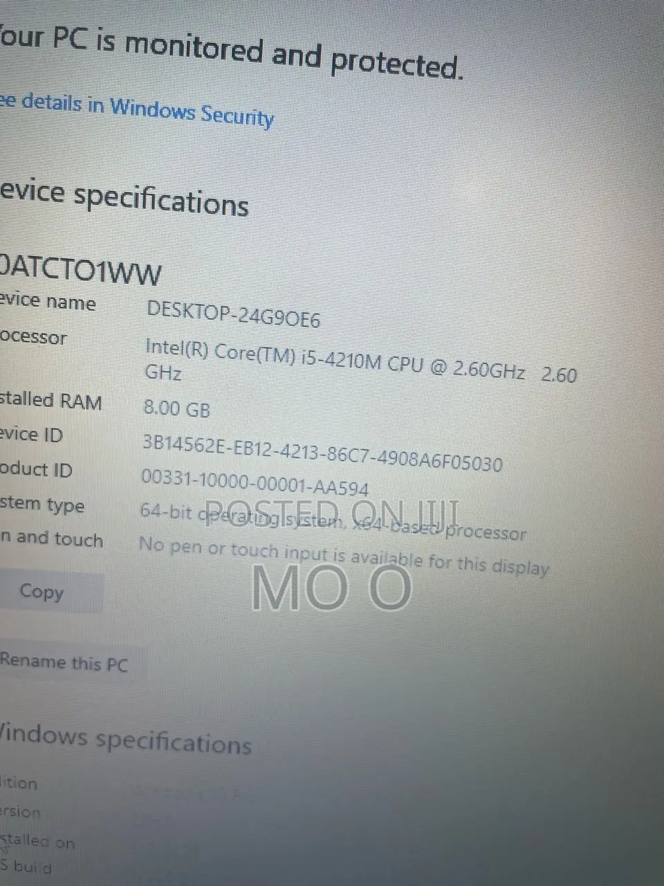 Laptop Lenovo ThinkPad L440 8GB Intel Core i5 HDD 500GB