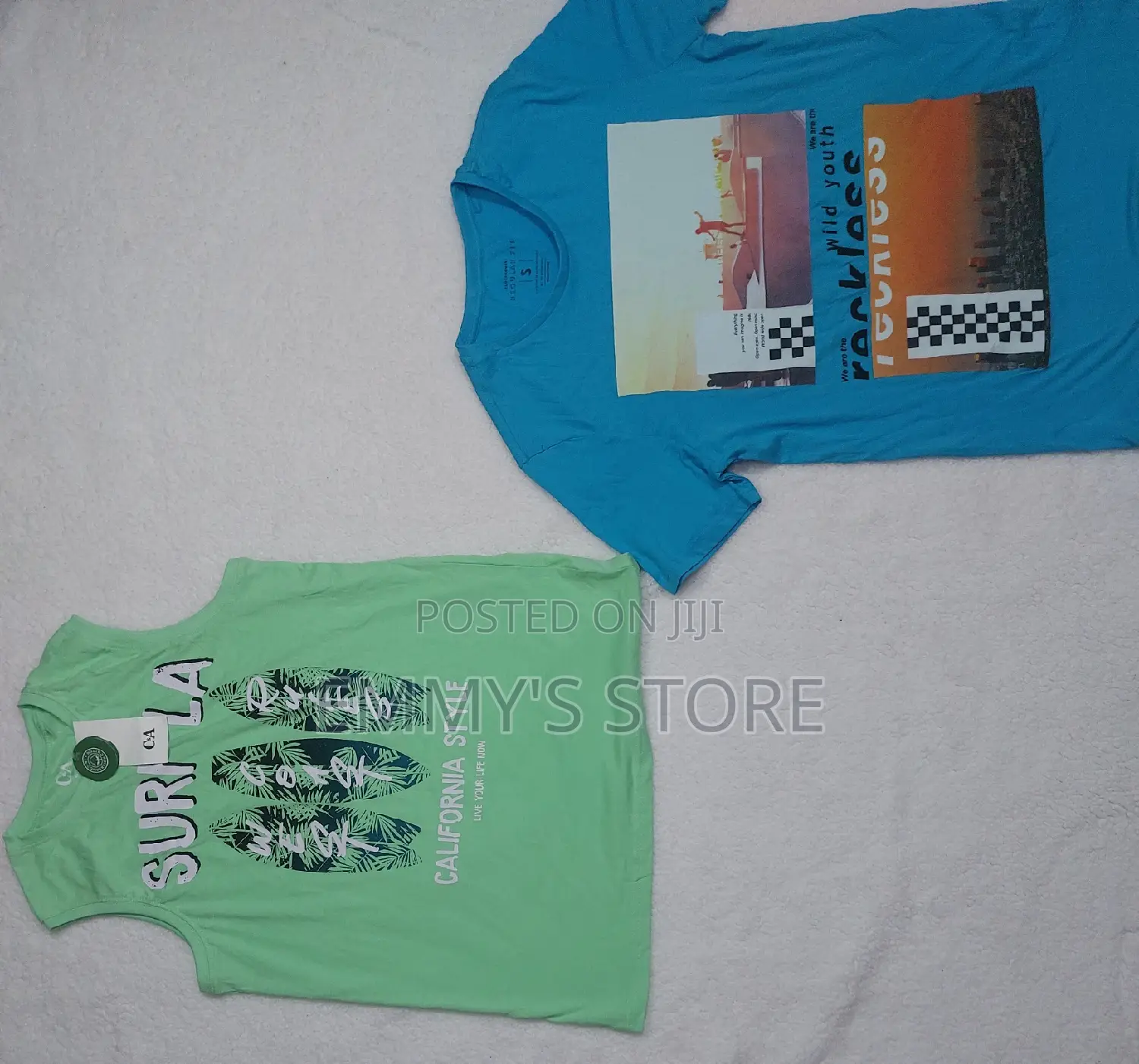 T-Shirts, Lacos, Jeans Tops, Singlets, Trousers